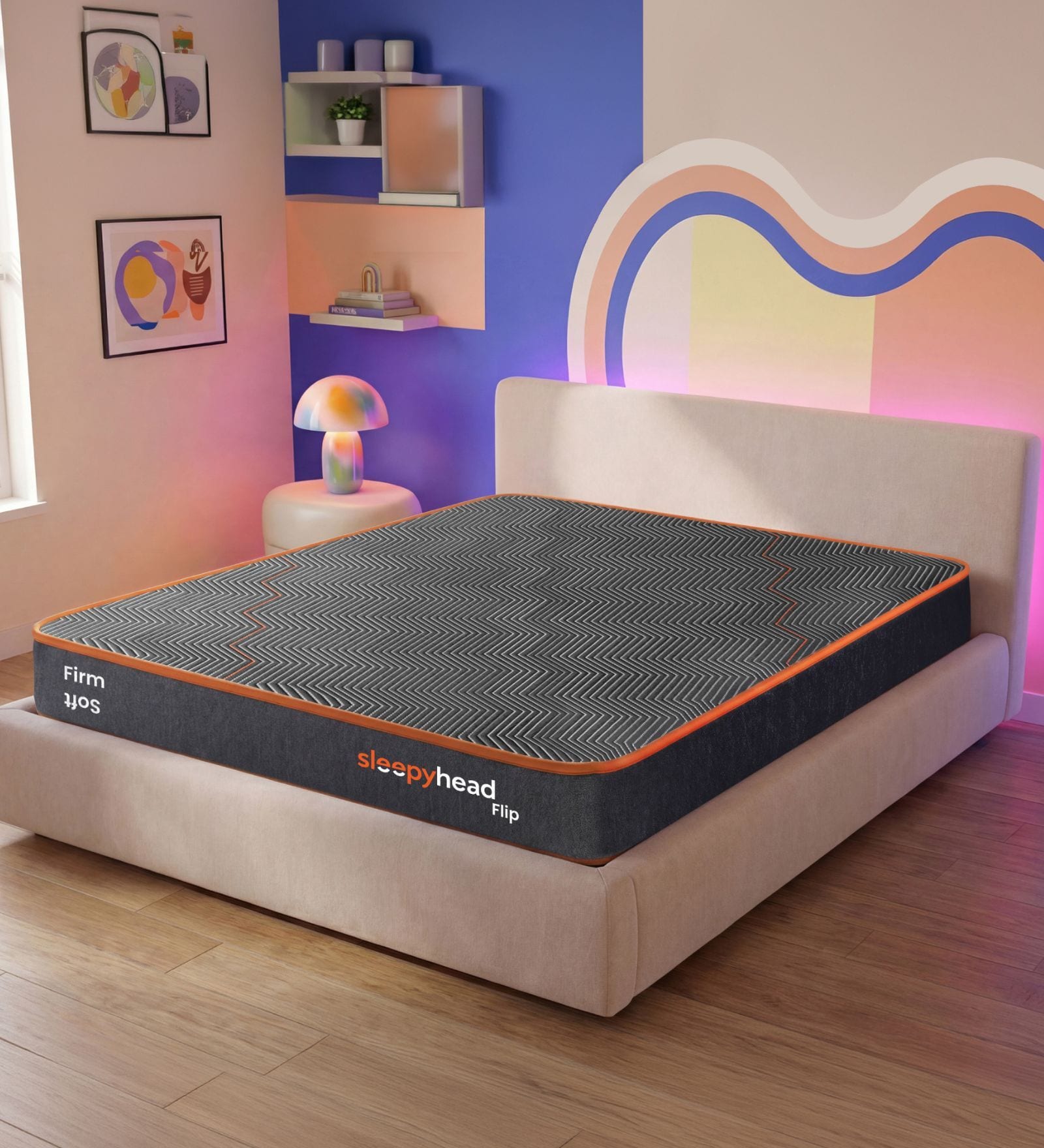 Flip Reversible 5 Inch HR Foam Single Mattress Flip Reversible 5 Inch HR Foam Single Mattress
