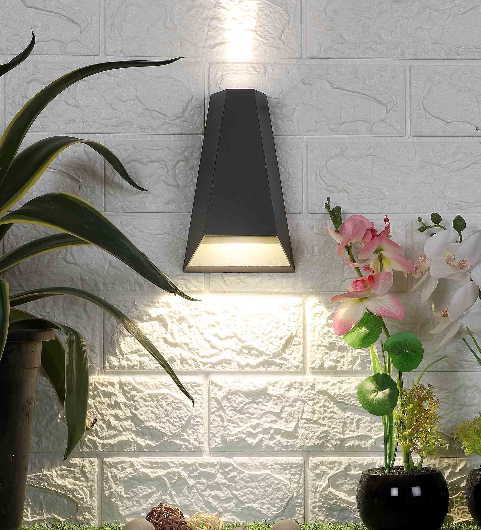 Anjel Grey Aluminium Outdoor Wall Light