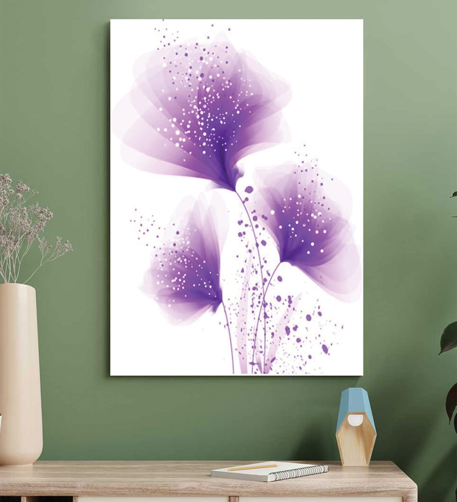 Floral Decorative Art Canvas Poster and Print Wall Art Canvas Painting Decor Picture Home Decoration