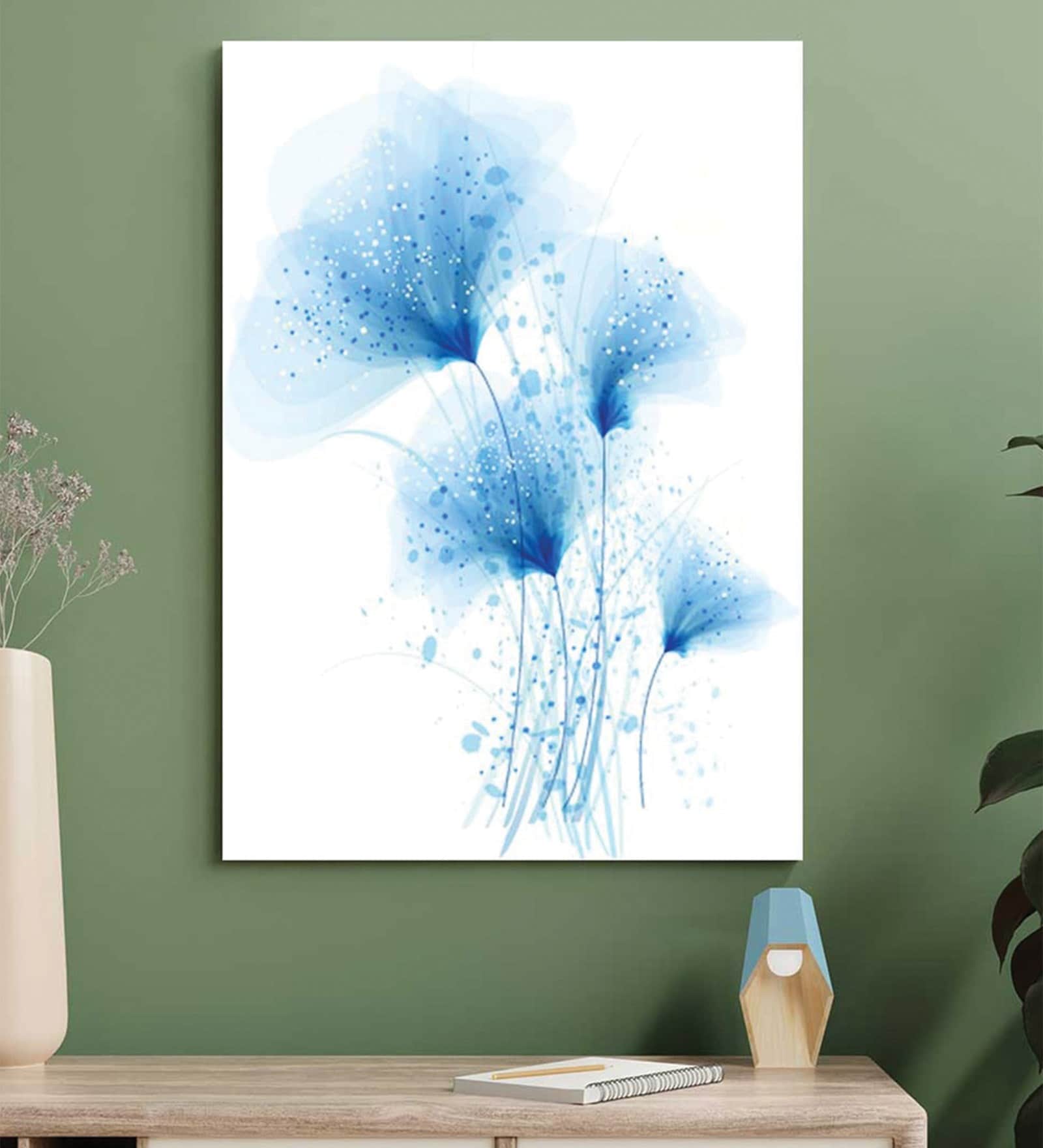 Floral Decorative Wall Art Canvas Poster and Print Canvas Painting Decor Picture Home Decoration