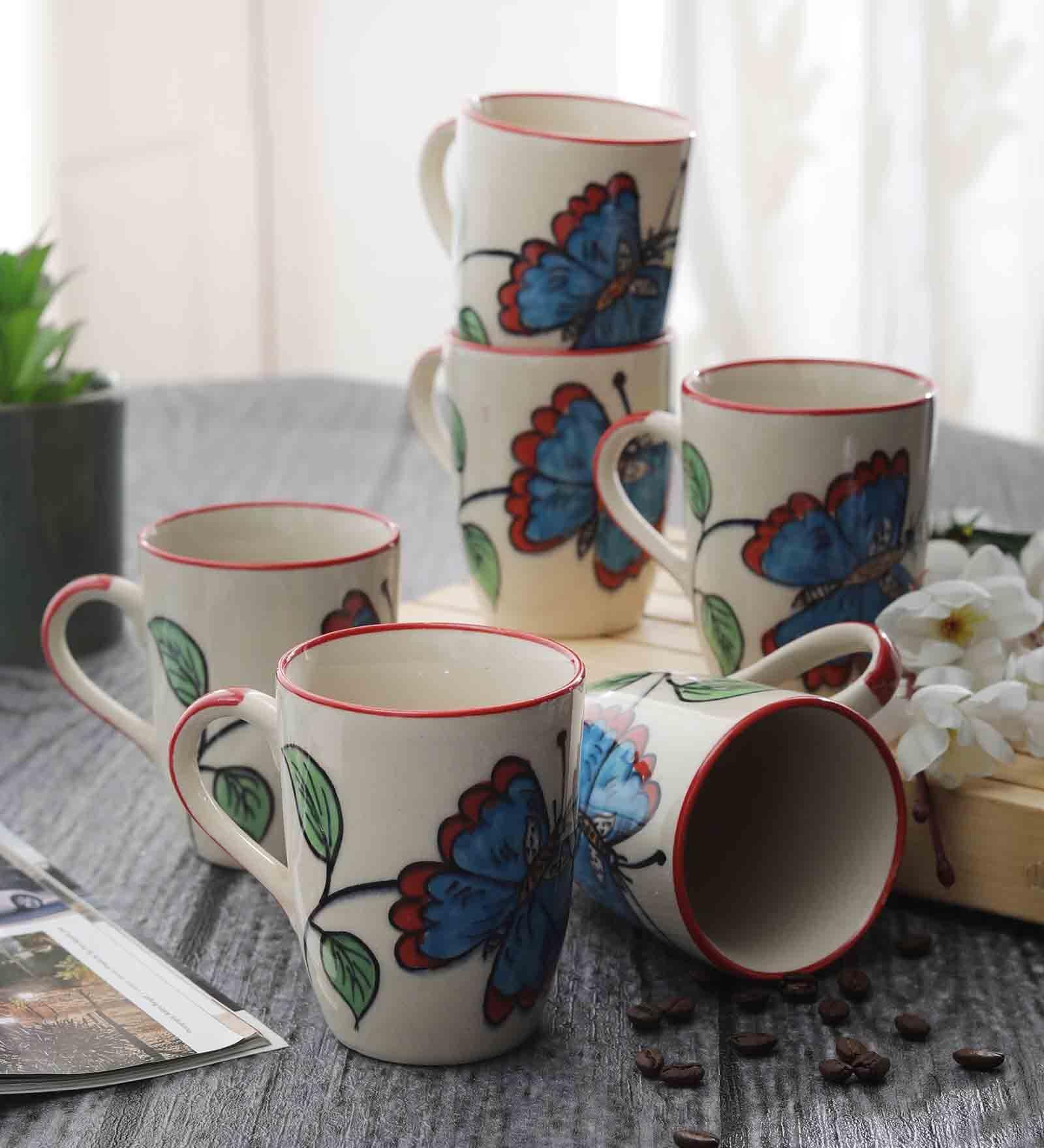 Alfred 320ml Multicolour (Set of 6) Stoneware Coffee Mug
