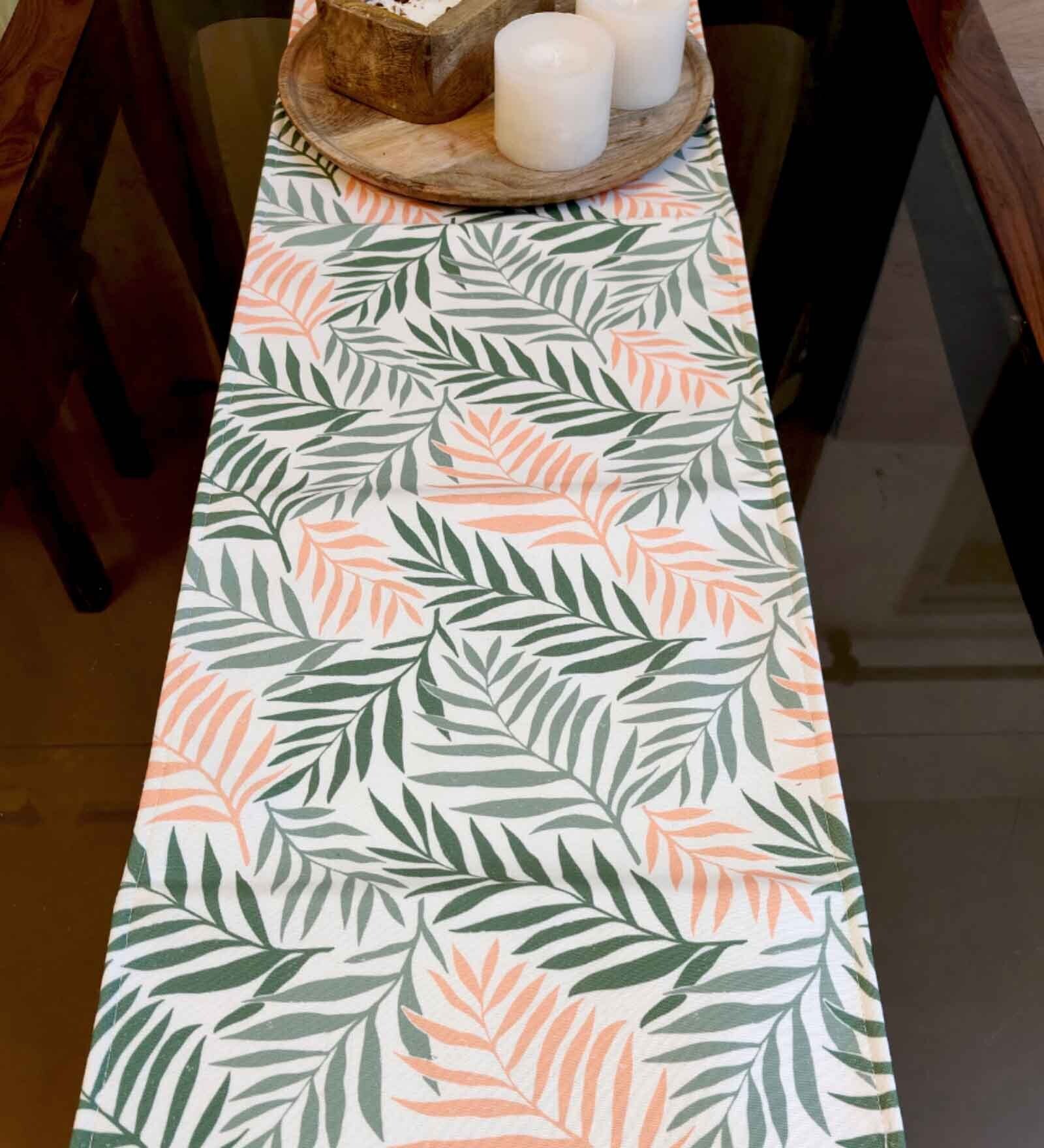 Floral Print Multicolor Table Runner | 72 X 12 Inches