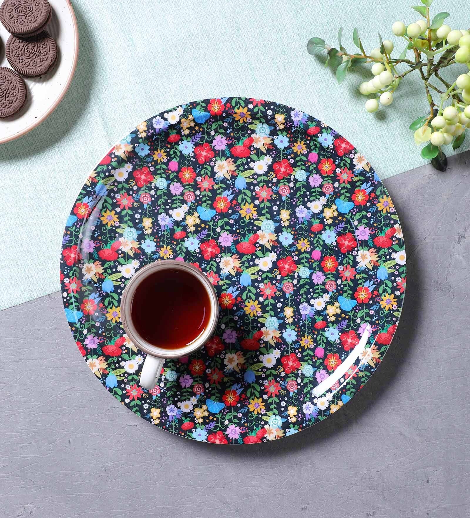 Mango Wood Round Serving Tray