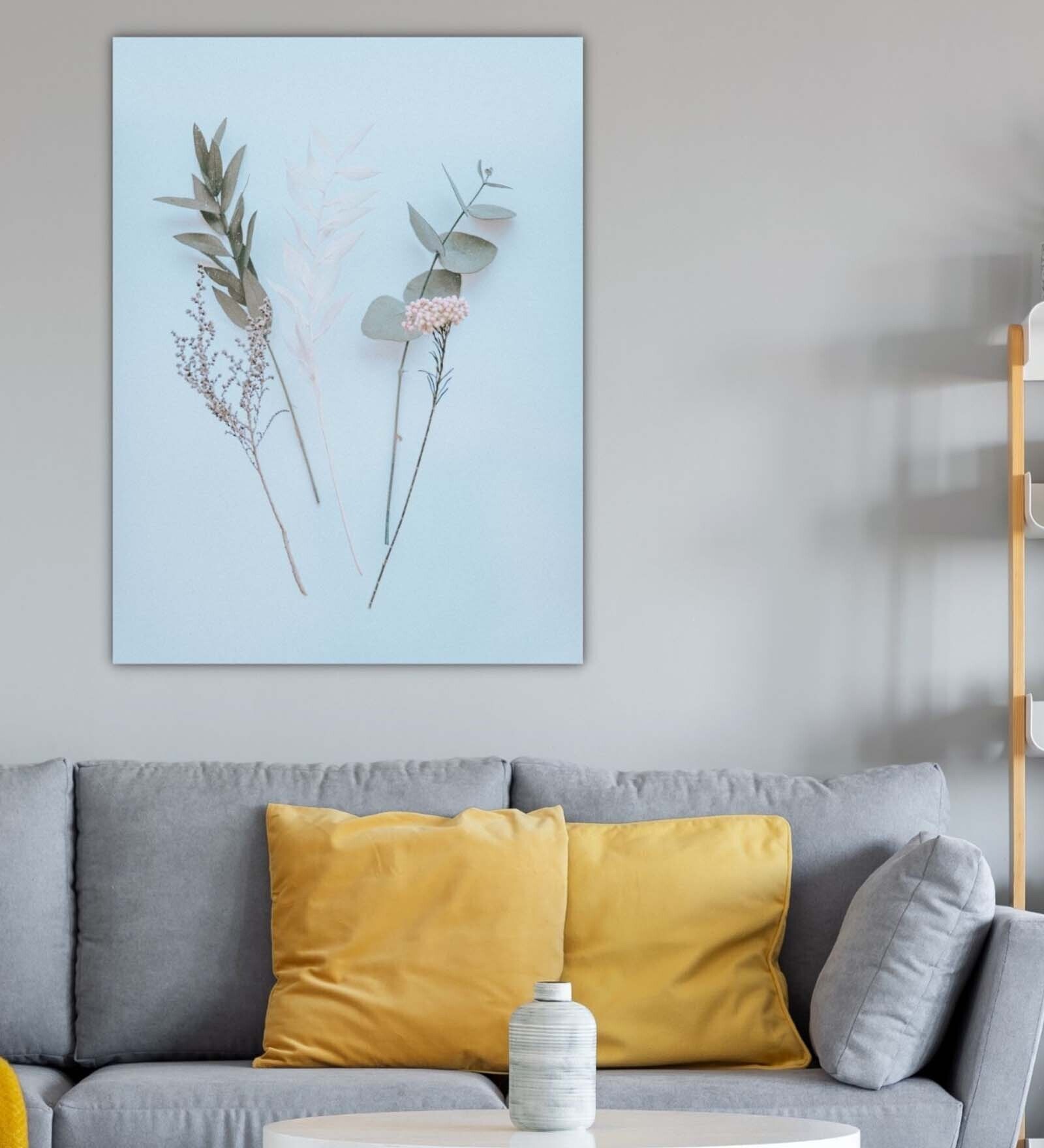 Floral Luke Green Wood Framed Floral Art Print