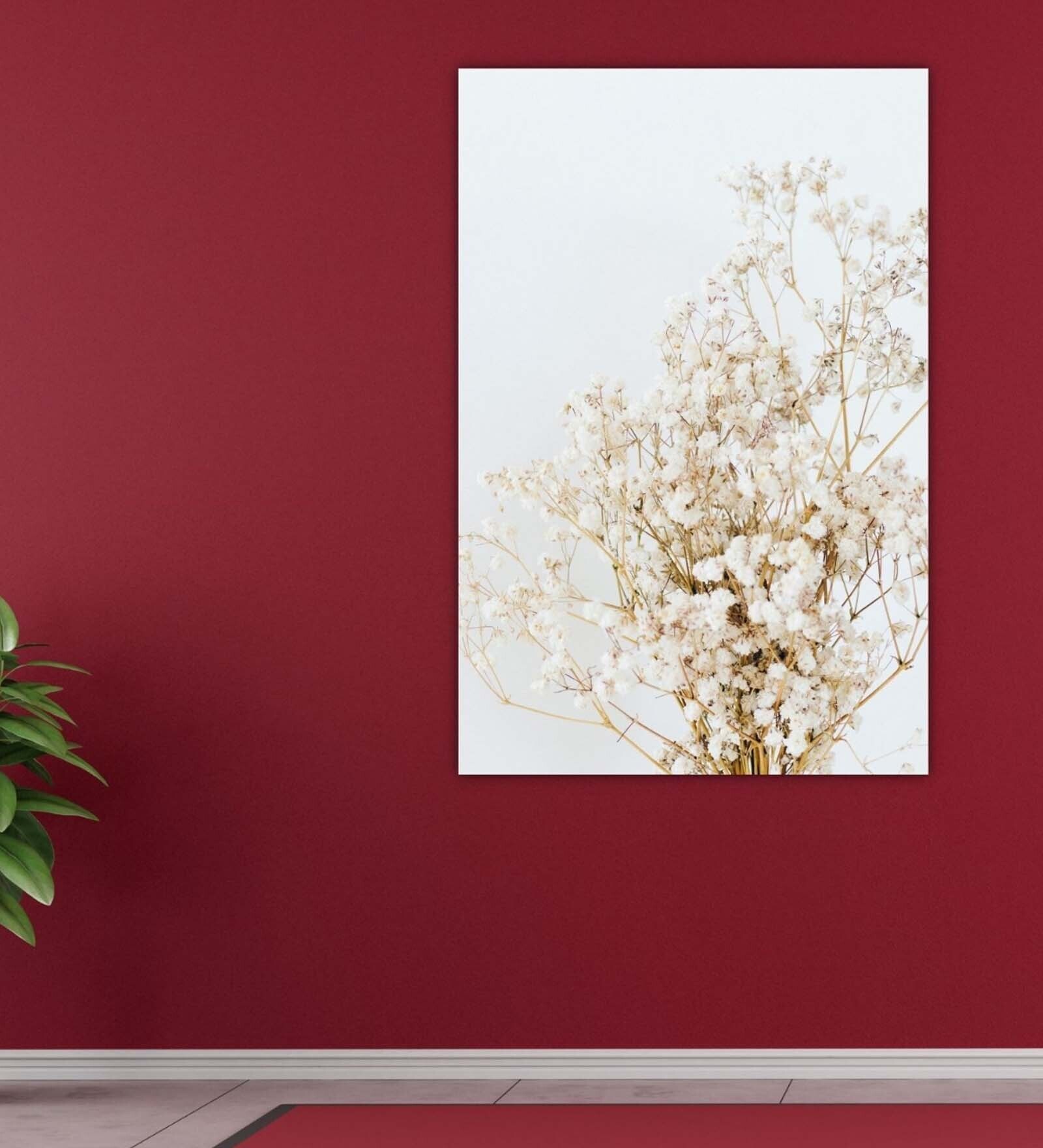 Tree White Wood Framed Floral Art Print
