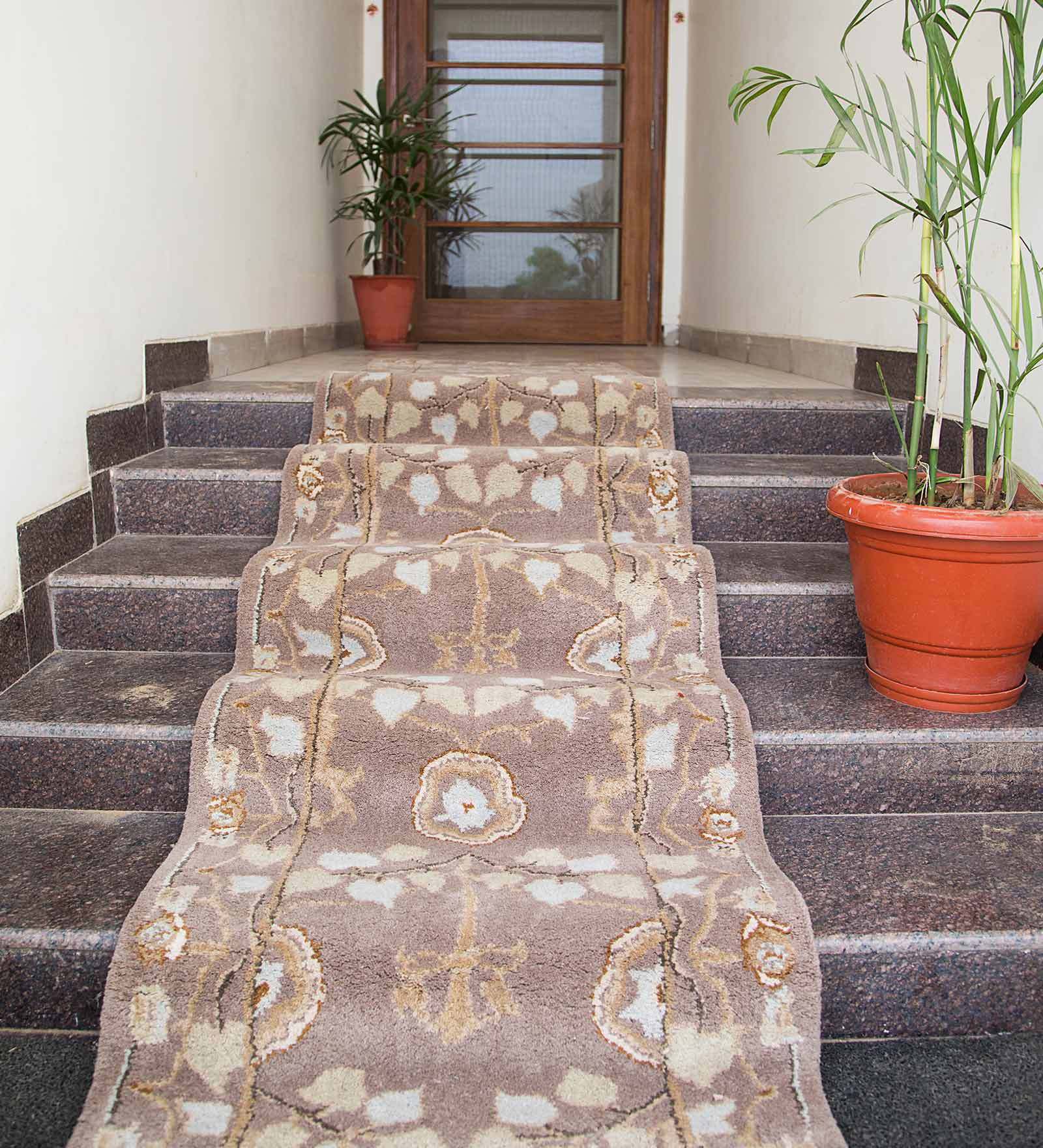 Multicolour Wool Hand Tufted 120x36 Inches Hallway Runners