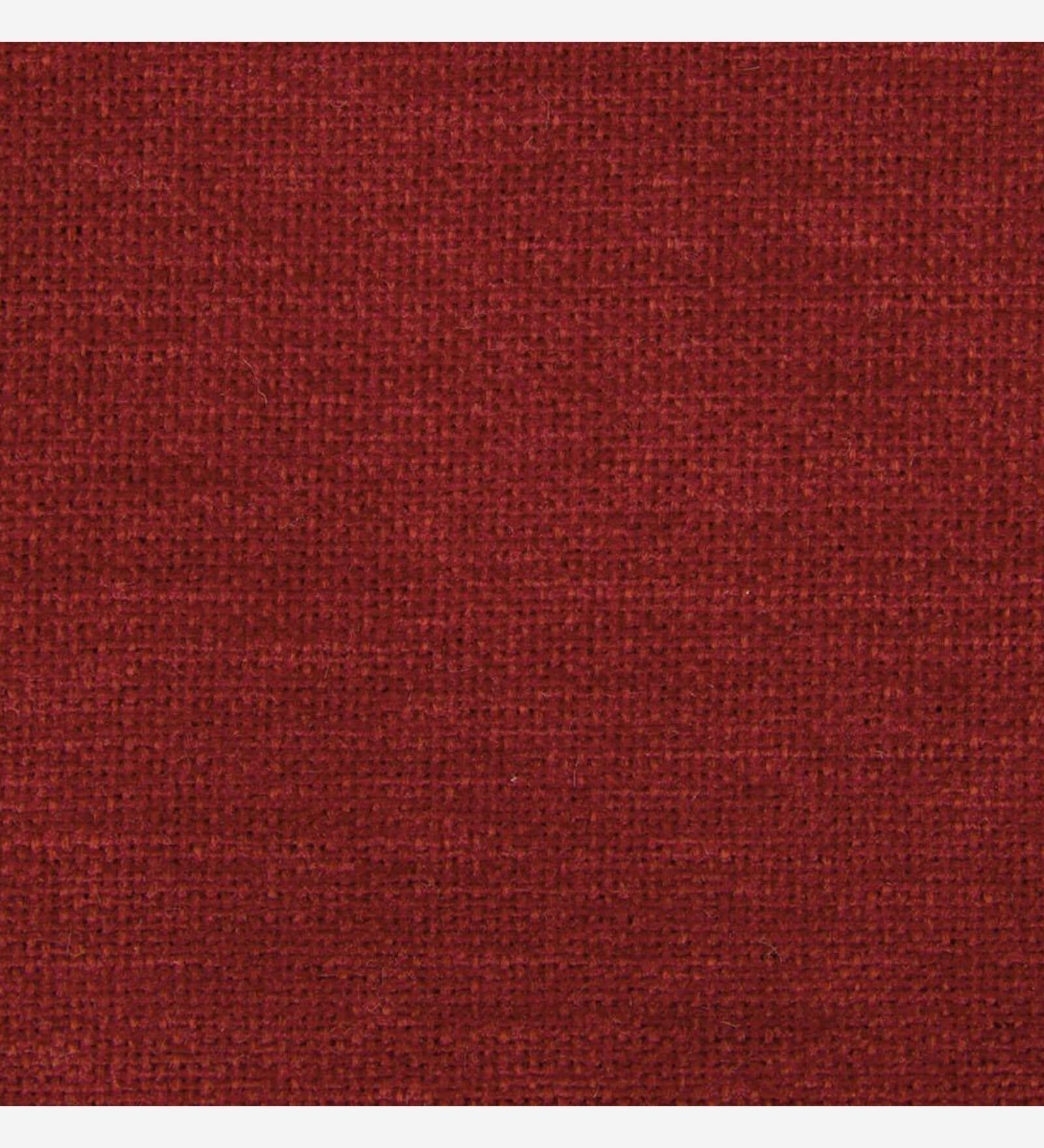 Florence Chenille Fabric 1 Seater Sofa In Garnet Red Colour