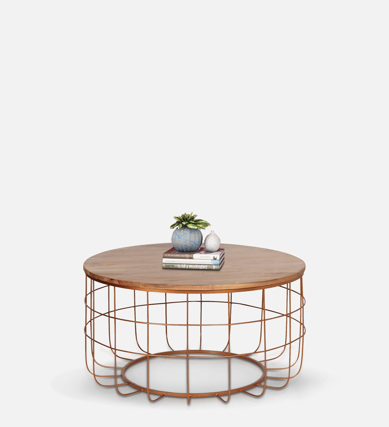 Florence Metal Coffee Table in Gold Finish