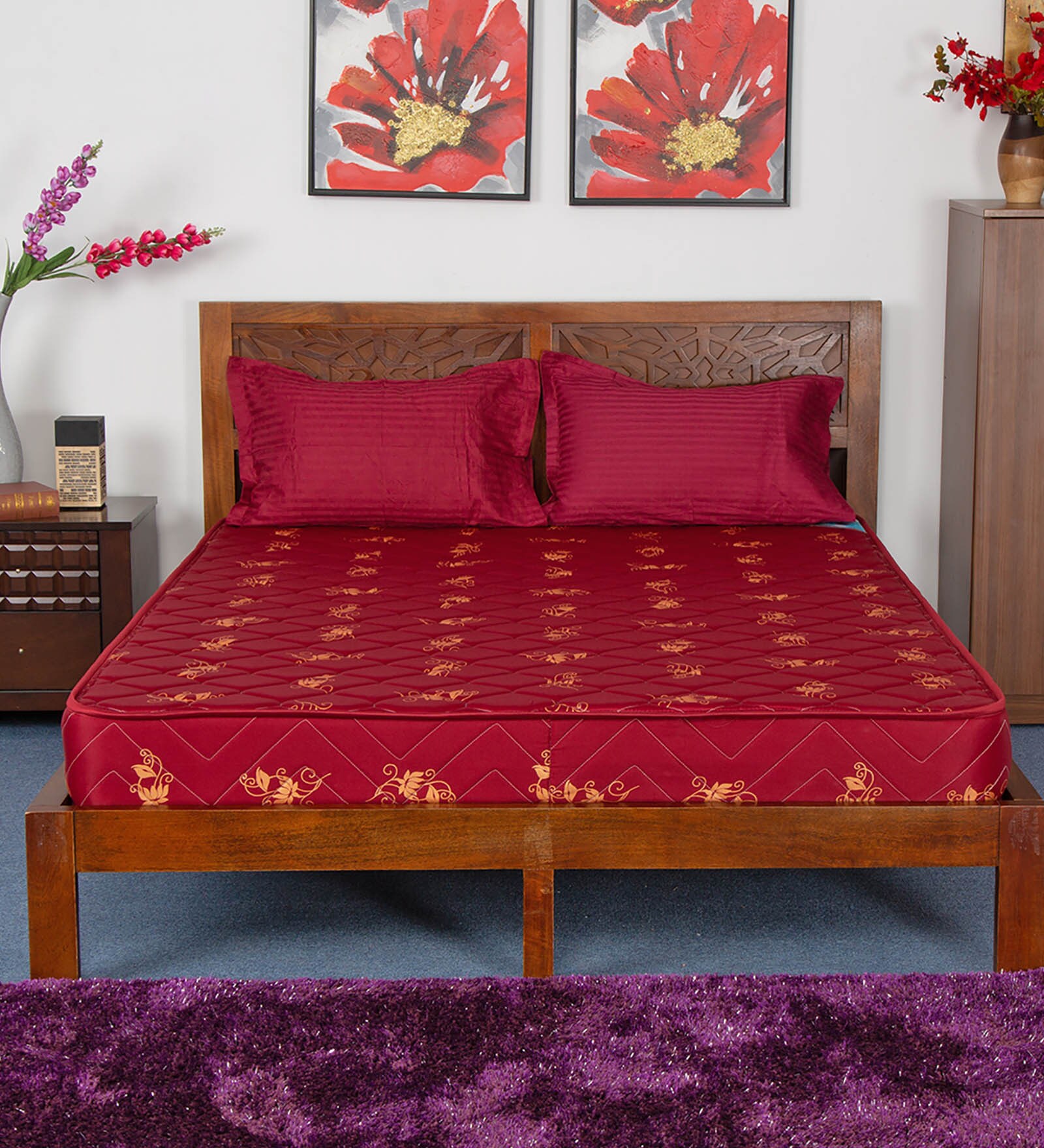 Buy Florence King Size Reversible Foam Mattress 78x72x6 inch by