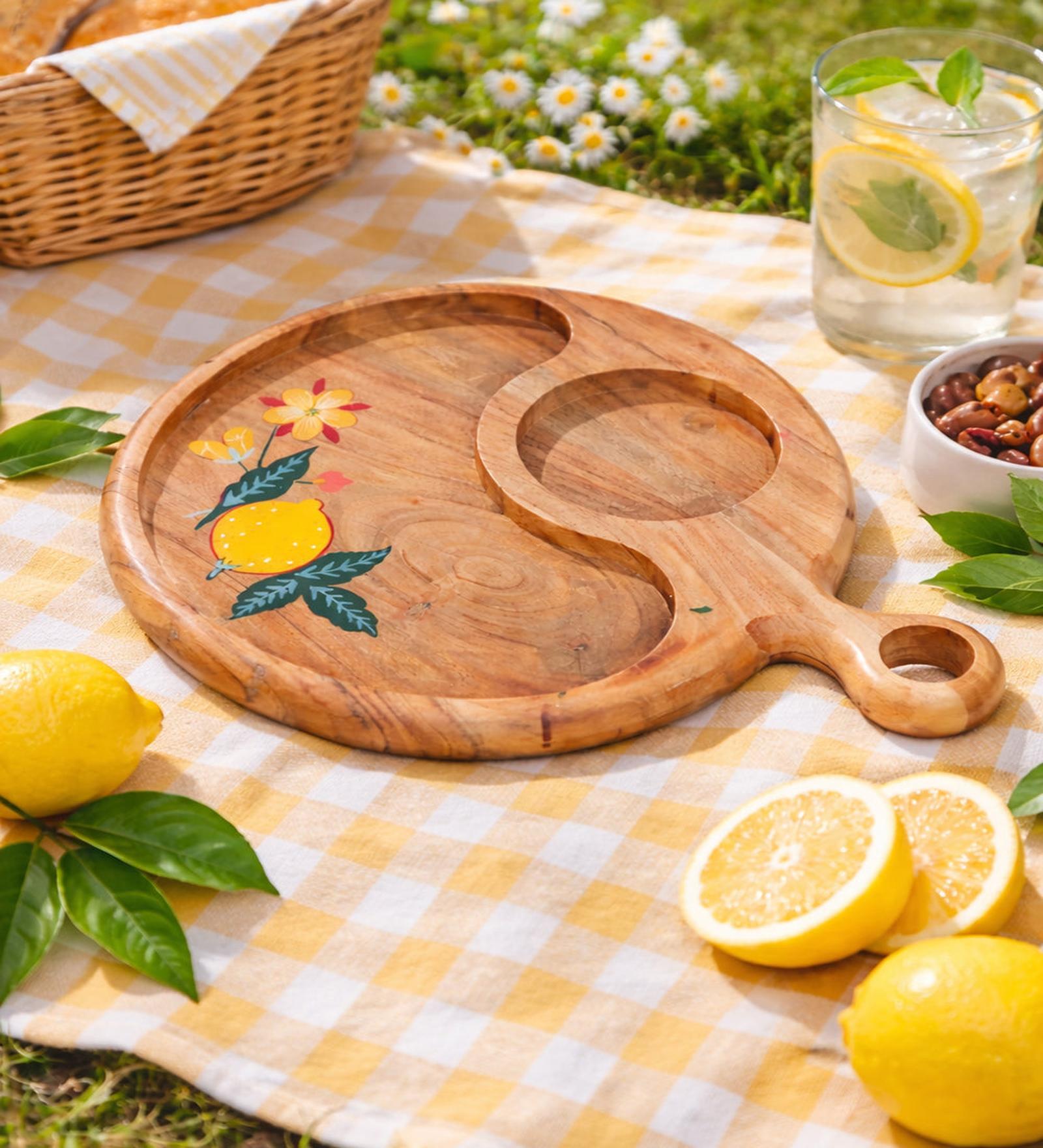 Florentine Charcuterie Wooden Board,11"