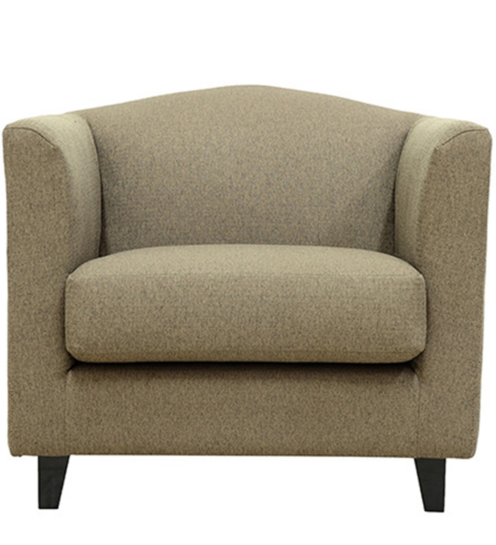 Buy Florianopolis One Seater Sofa in Fawn Colour by CasaCraft Online