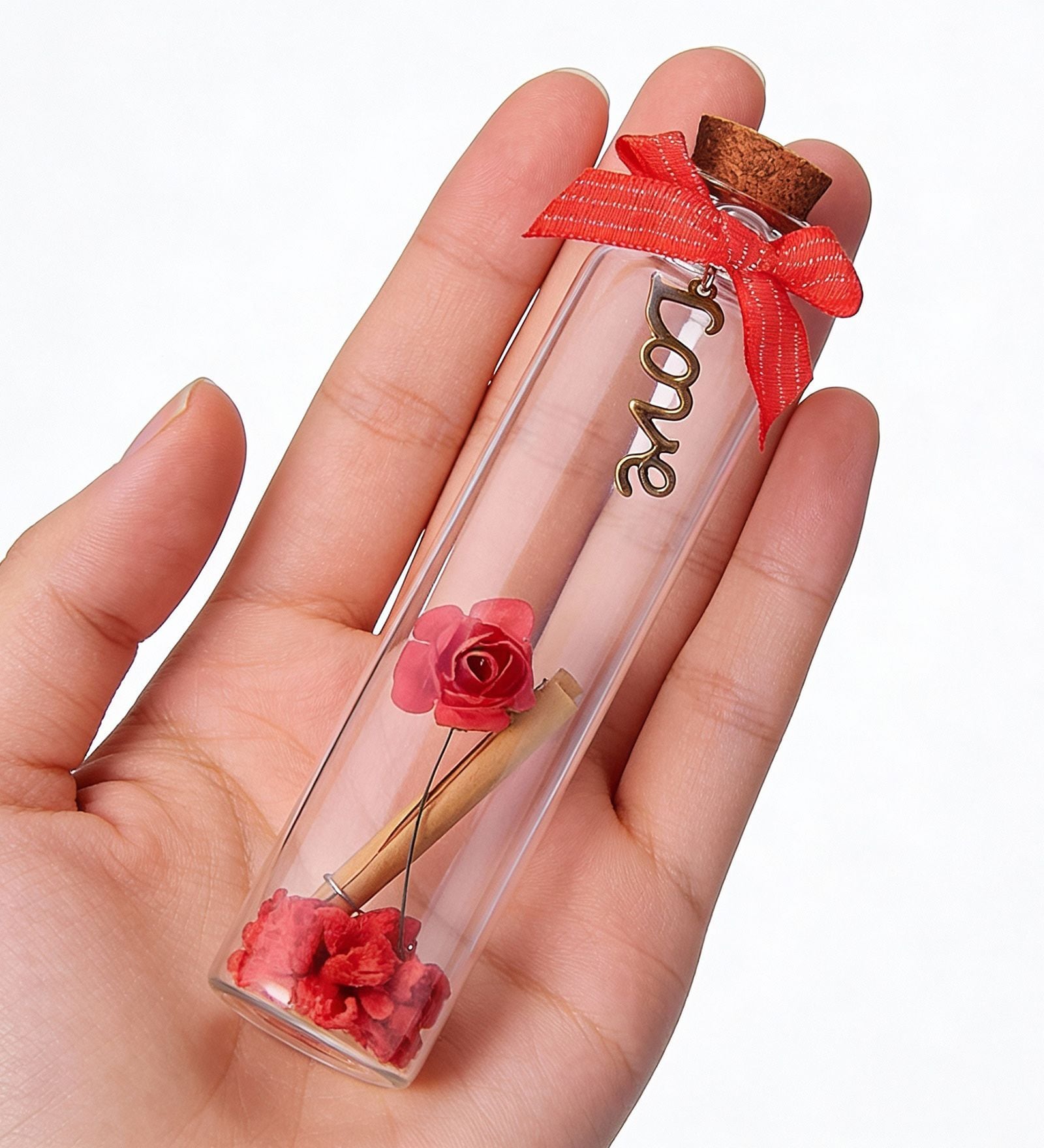 Flower Message Bottle for Valentine 