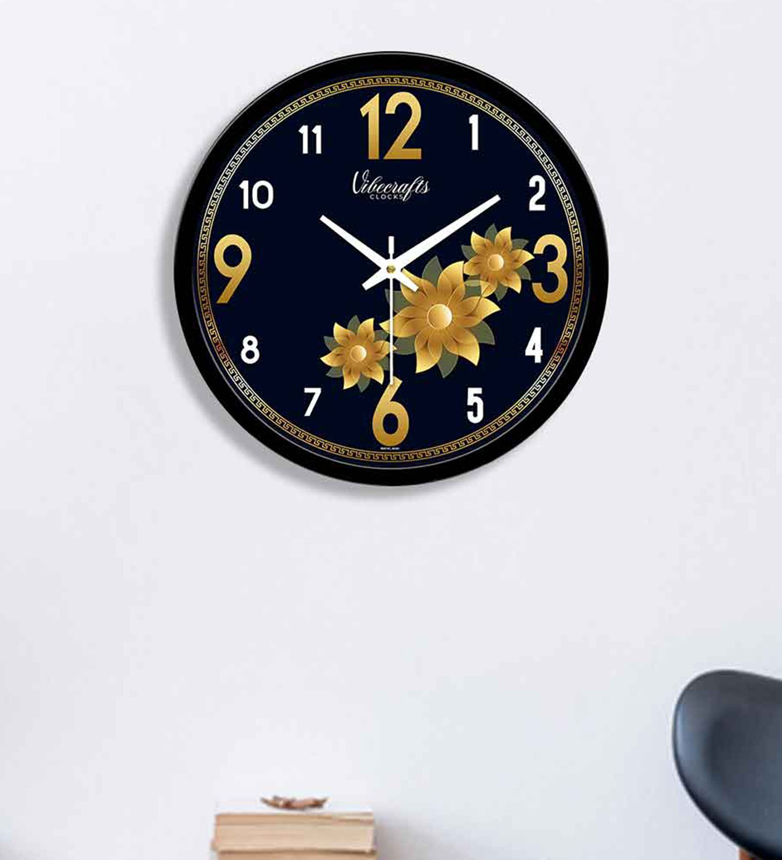 Flower Pattern Multicolour
Plastic Wall Clock