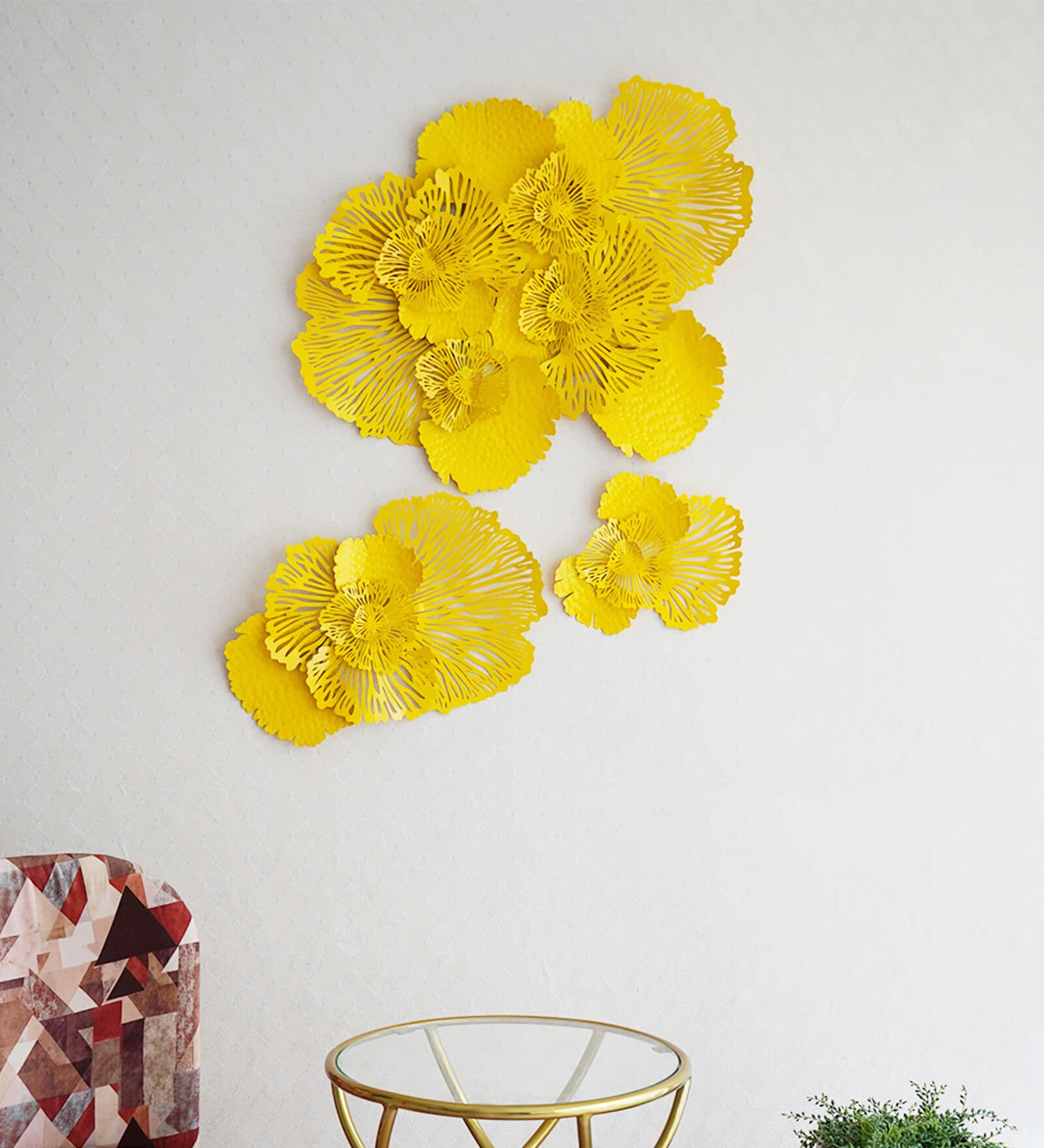 Yellow Flowers Wall D cor