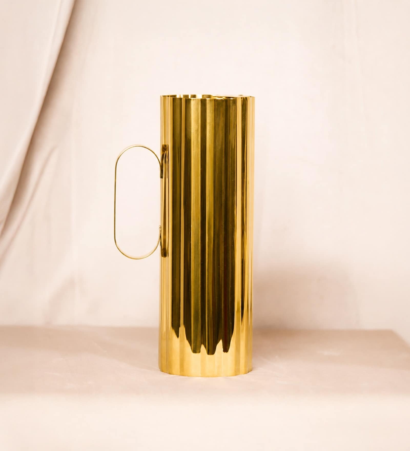 Gold Fluted Jug