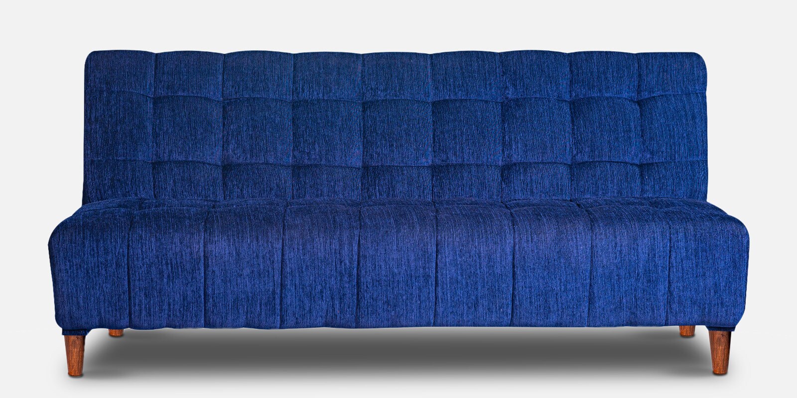 Florida Large Fabric  Convertible Sofa Cum Bed in Blue Colour