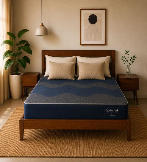 FLIP Dual Comfort Hard & Soft Roll Packed 6 Inch Foam Mattress In Single Size