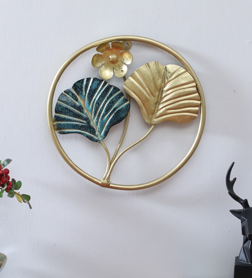 Floral Multicolour Iron Wall Art