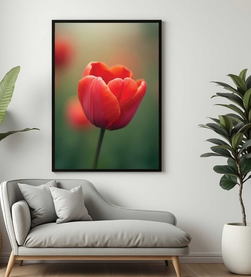 Floral Printed Canvas Wall Art