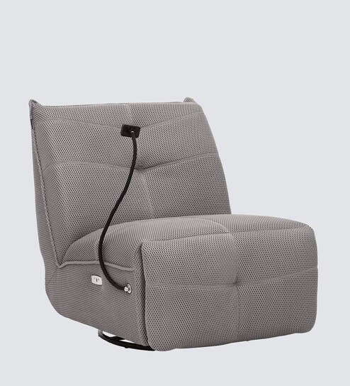 Florence 1 Seater Motorized Recliner with Rocker, Mobile Holder and USB Port
