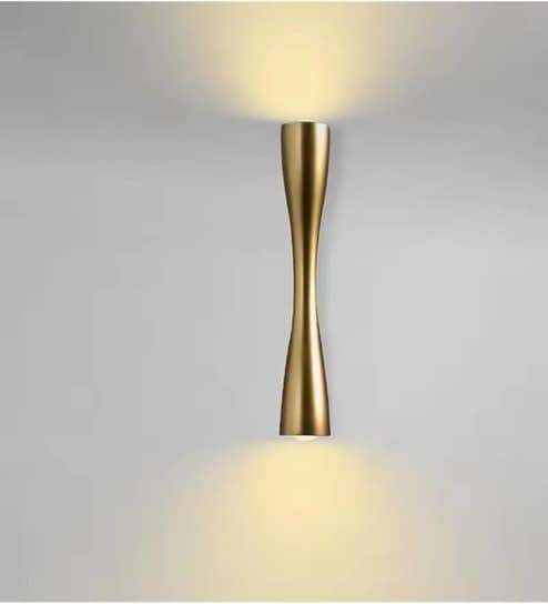 Florence Halo Golden Up-Down LED Wall Sconce