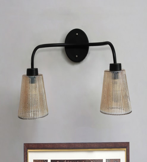 Florence Ribbed Glass Wall Light