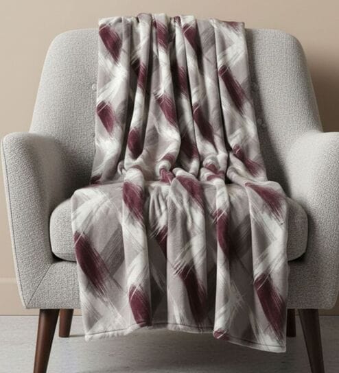 Gradient Double Printed Flannel 290 GSM AC Blanket
