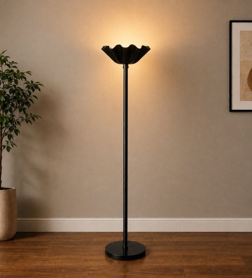 Flower Floor Lamp  Colour Black