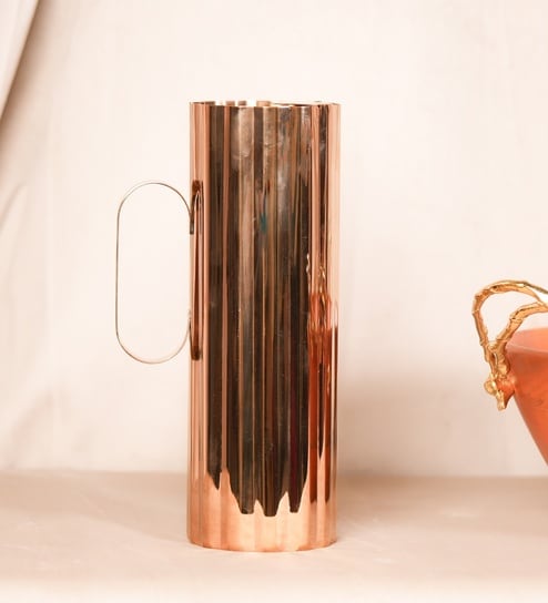 Rose Gold Fluted Jug