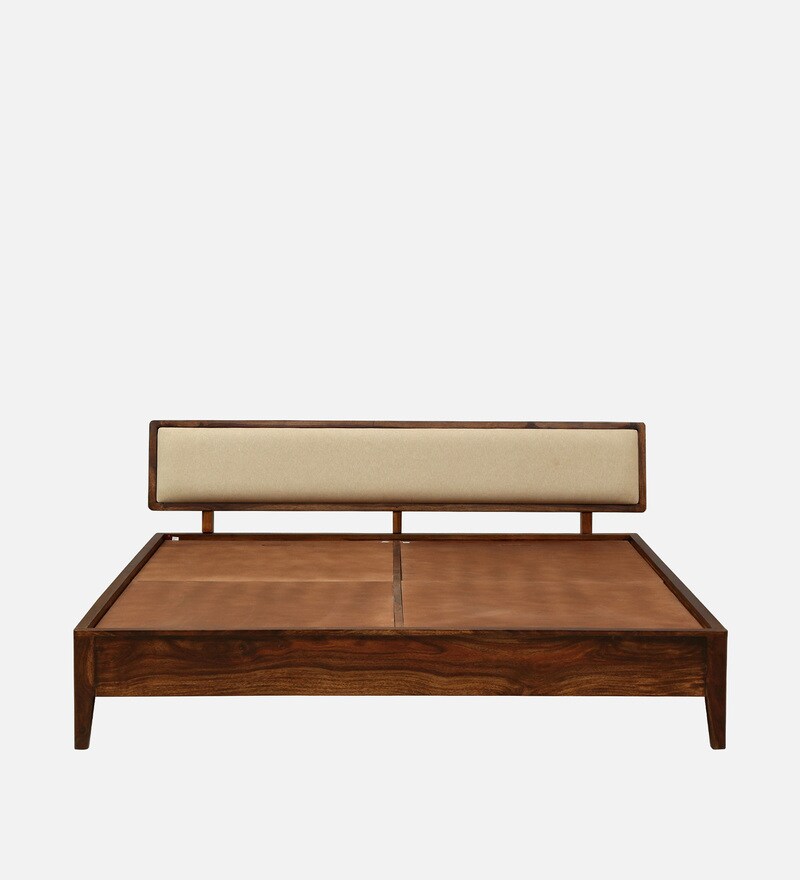 Buy Flair Sheesham Wood King Size Bed In Provincial Teak Finish By