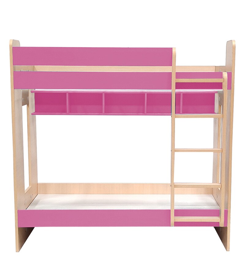 Buy Multi Bunk Bed in Pink Finish Online Bunk Beds Bunk Beds