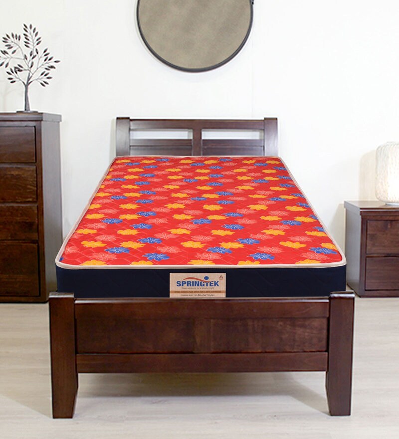 Buy Flora Single Bed 72x30x4 Inch Coir & Foam Mattress by Springtek
