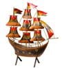 Flair (Set Of 1) Iron Nautical Ship Figurine
