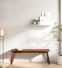 Flair Sheesham Wood Bench In Provincial Teak Finish