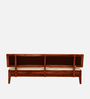 Flair Sheesham Wood King Size Bed In Honey Oak Finish