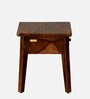 Flair Sheesham Wood Bedside Table In Provincial Teak Finish With Drawer