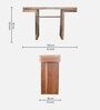 Flair Solidwood Console Table In Honey Color