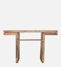 Flair Solidwood Console Table In Honey Color