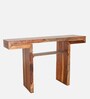 Flair Solidwood Console Table In Honey Color