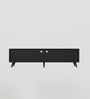 Flaire TV Console In Black & White Finish