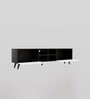 Flaire TV Console In Black & White Finish