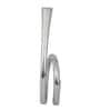 Flame Twisted Candle Holder Silver