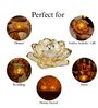 Flameless & Smokeless Acrylic Decorative Diya (Set of 2)