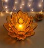 Flameless & Smokeless Acrylic Decorative Diya (Set of 2)