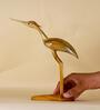 Flamingo Brown Solid Wood Showpiece