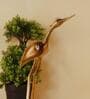 Flamingo Brown Solid Wood Showpiece