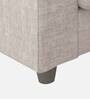 Flamingo Fabric 1 Seater Sofa In Grey Colour