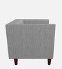 Flamingo Fabric 1 Seater Sofa In Grey Colour