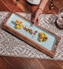 Flamingo Fiesta Serving Plate with Enamel