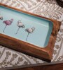 Flamingo Fiesta Serving Plate with Enamel